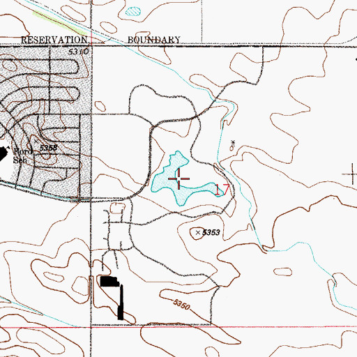 Topographic Map of Idalia Park, CO