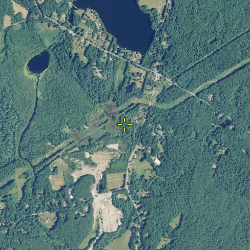 Aerial/Satellite Image of Teft Brook, CT