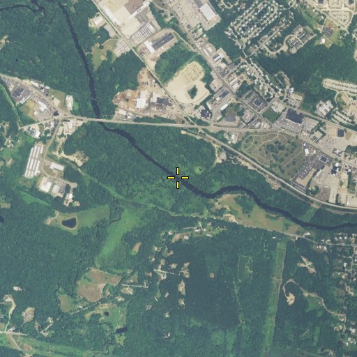 Aerial/Satellite Image of Tenmile River, CT