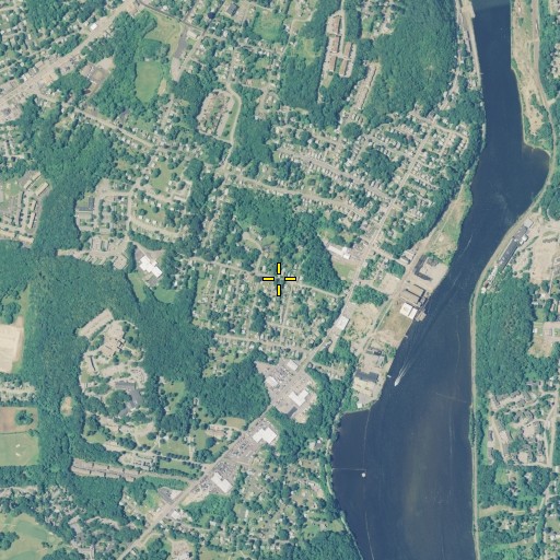 Aerial/Satellite Image of Thamesville, CT