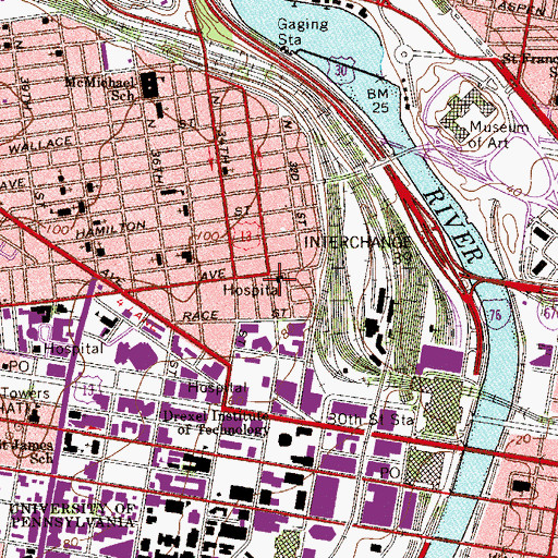 Topographic Map of Neuropsychology Laboratory, PA
