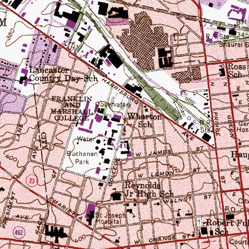 Topographic Map of Writers House, PA