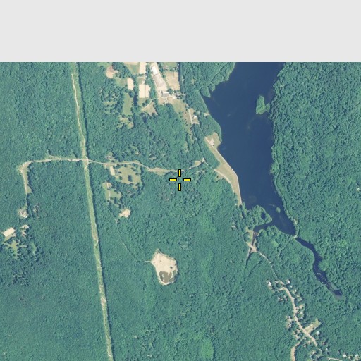Aerial/Satellite Image of Thompson Brook, CT