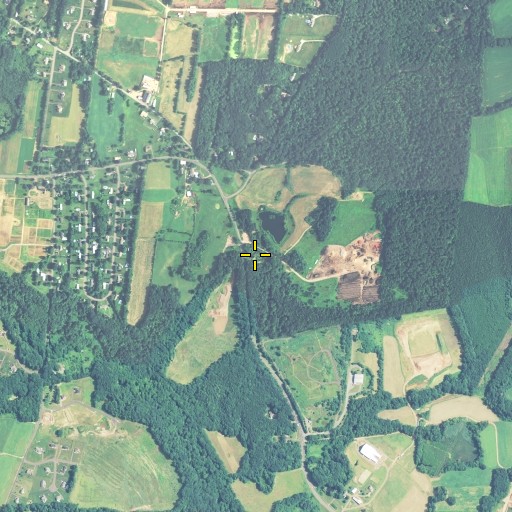 Aerial/Satellite Image of Thompson Pond, CT