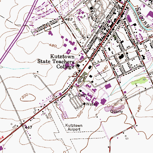 Topographic Map of Christopher House, PA