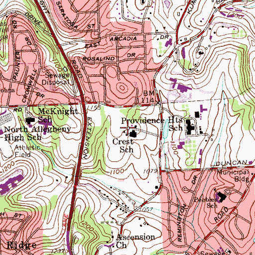 Topographic Map of CSI Laboratory, PA