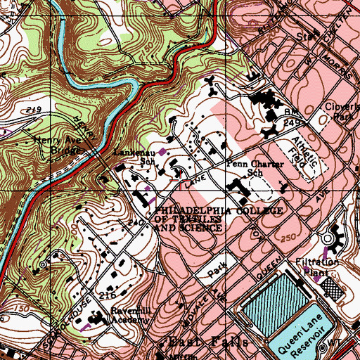 Topographic Map of Information Technology, PA
