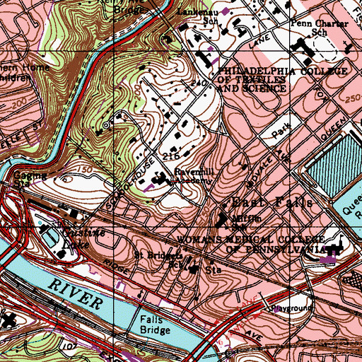 Topographic Map of Weber Design Studios, PA