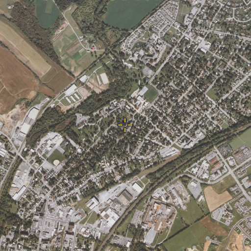 Aerial/Satellite Image of Henry Riddle Hall, PA