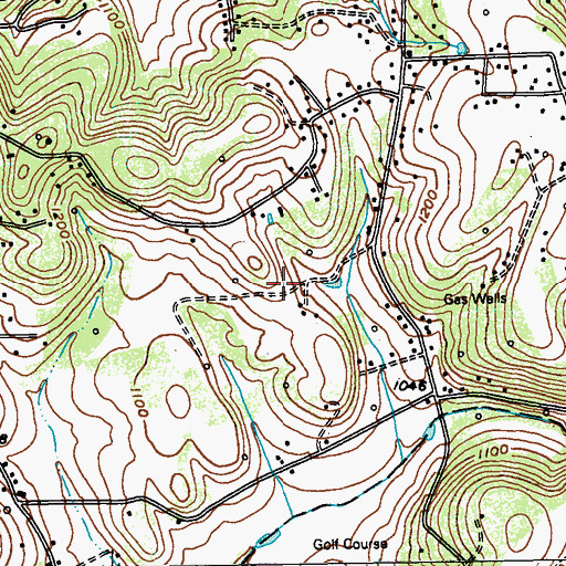 Topographic Map of Fanny K Millstein Library, PA