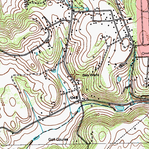 Topographic Map of Rial House, PA