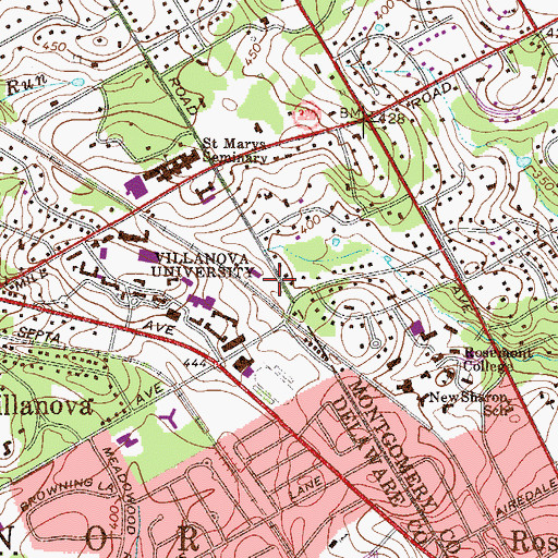 Topographic Map of Structural Engineering Laboratory, PA