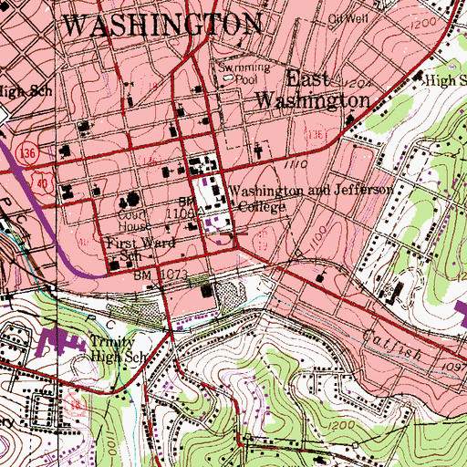 Topographic Map of Mcllvaine, PA