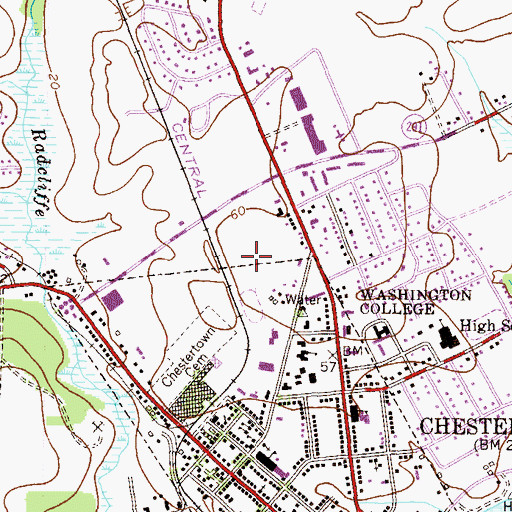 Topographic Map of Harford House, MD