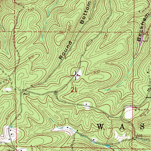 Topographic Map of Allison - Sylamore Volunteer Fire Station 4, AR