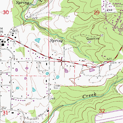 Topographic Map of Desha Fire Department Central Station, AR