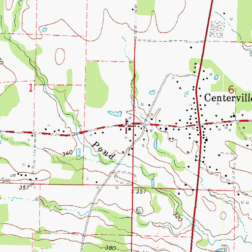 Topographic Map of Galla Rock Fire Department Station 2, AR