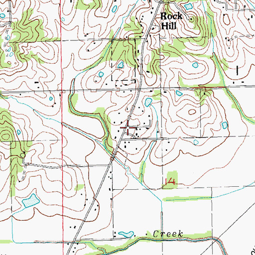 Topographic Map of Paragould Fire Department Station 4, AR