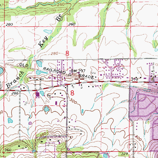 Topographic Map of Searcy Fire Department Station 3, AR