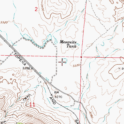 Topographic Map of Billingsley Number Four Dam, AZ