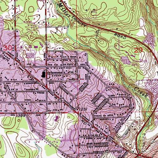 Topographic Map of Duluth Church of Christ, MN