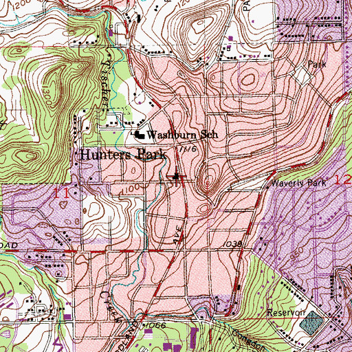 Topographic Map of Resurrection Fellowship, MN