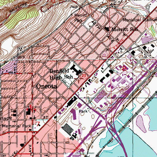 Topographic Map of Westminster Presbyterian Church, MN