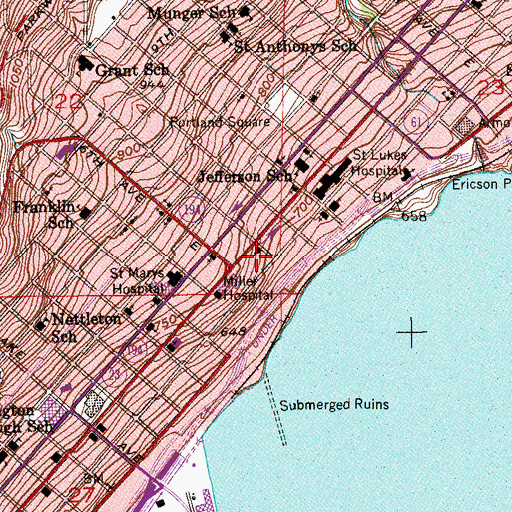 Topographic Map of Twelve Holy Apostles Greek Church, MN