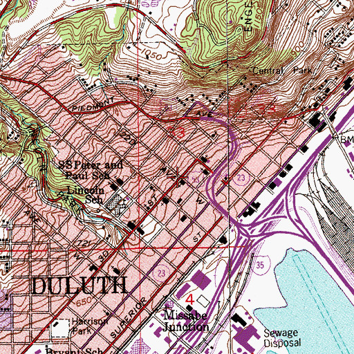 Topographic Map of Disciples Mennonite Church, MN
