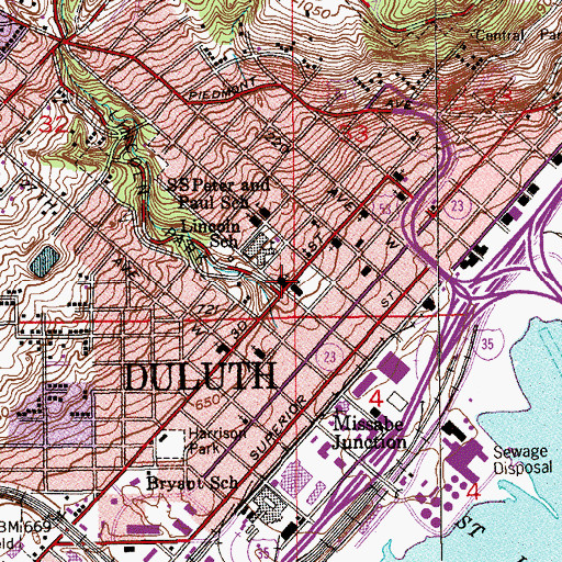 Topographic Map of Zion Lutheran Church, MN