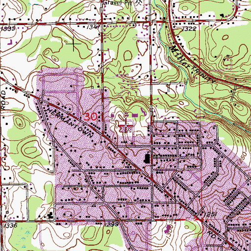 Topographic Map of Viewcrest Nursing Home, MN