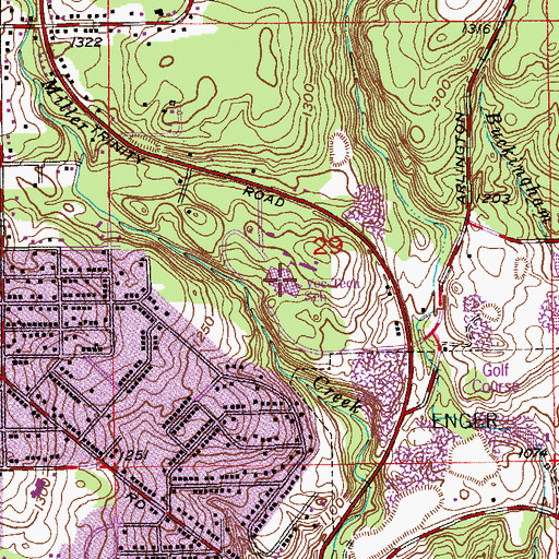 Topographic Map of Lake Superior College, MN