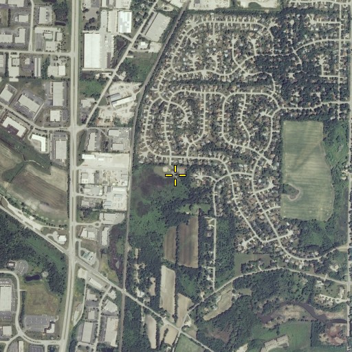 Aerial/Satellite Image of Springdale Park, WI