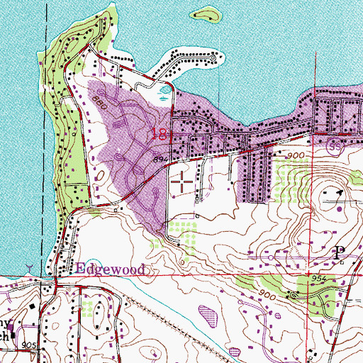 Topographic Map of West Park, WI