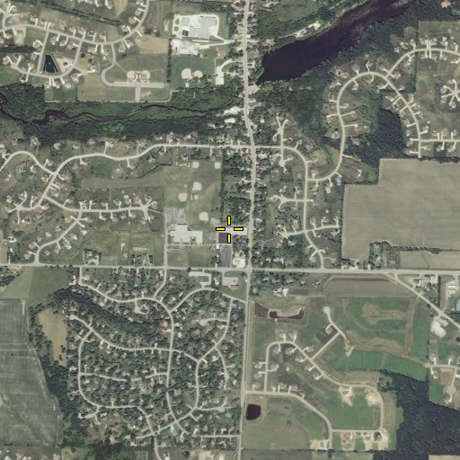 Aerial/Satellite Image of Merton Intermediate School, WI