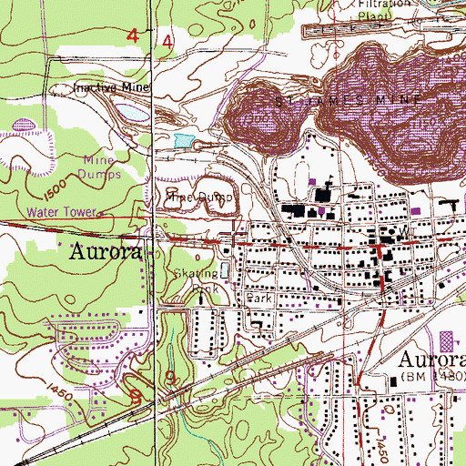Topographic Map of Czechoslovakian National Cemetery, MN