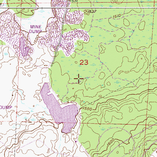 Topographic Map of Powers Post Office (historical), MN