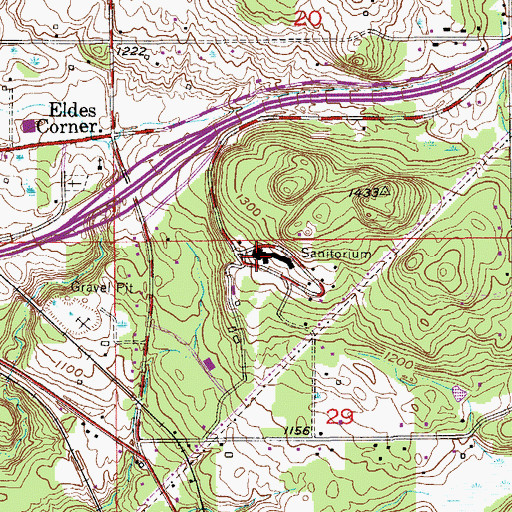 Topographic Map of Nopeming Post Office (historical), MN
