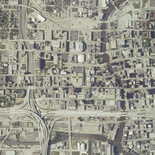 Aerial/Satellite Image of Midwest Express Center, WI