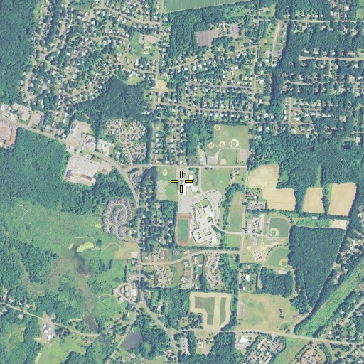 Aerial/Satellite Image of Wapping Elementary School, CT