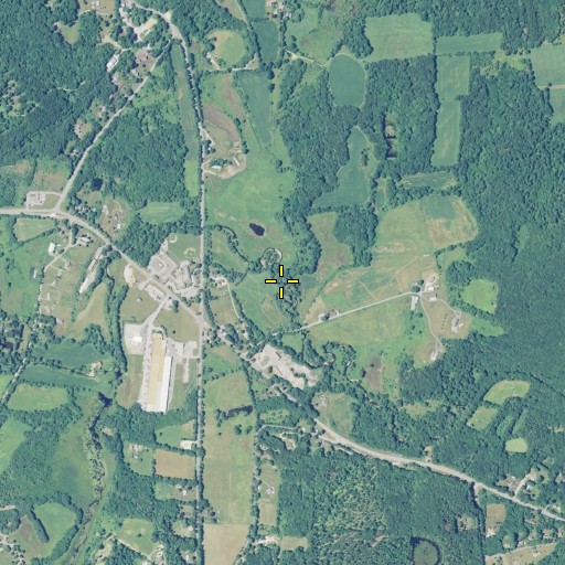 Aerial/Satellite Image of Wappoquia Brook, CT