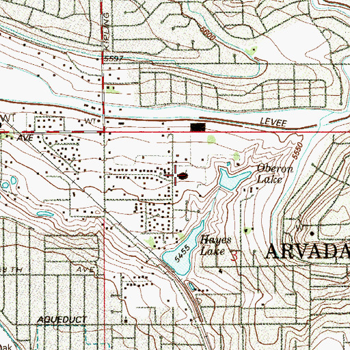 Topographic Map of Church of Jesus Christ of Latter - Day Saints, CO