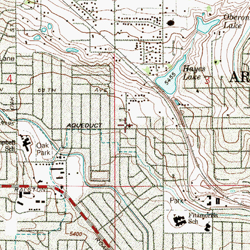 Topographic Map of Northwest Friends Church, CO