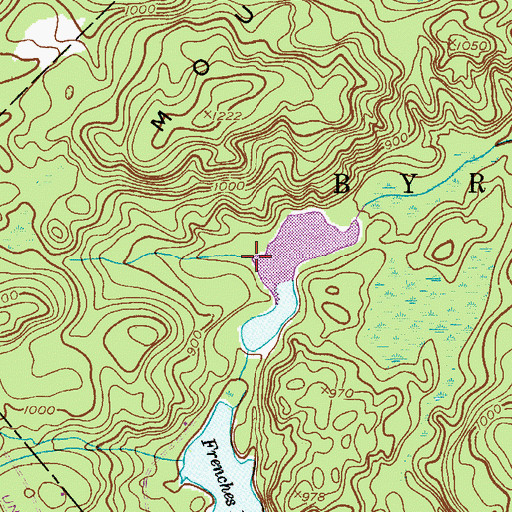 Topographic Map of Chemy Creek, NJ