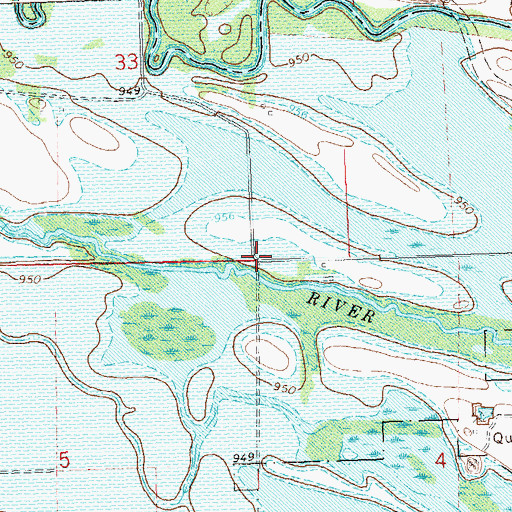 Topographic Map of School Number 22 (historical), MN