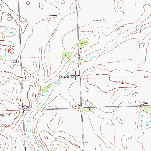 Topographic Map of School Number 20 (historical), MN