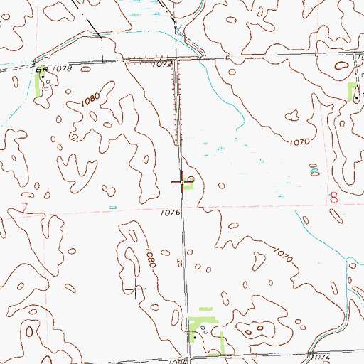 Topographic Map of School Number 77 (historical), MN