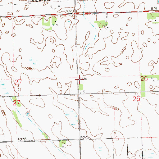 Topographic Map of School Number 78 (historical), MN