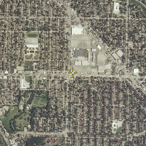 Aerial/Satellite Image of Midtown Shopping Center, WI