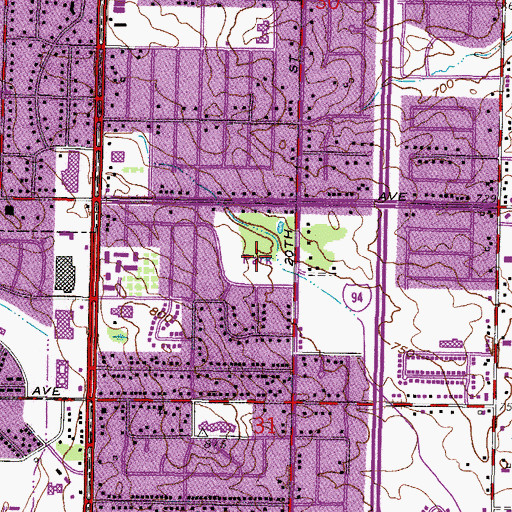 Topographic Map of Copernicus Park, WI